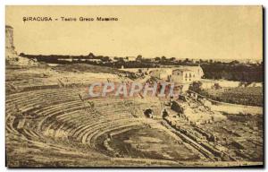 Postcard Old Siracusa Teatro Greco Massimo