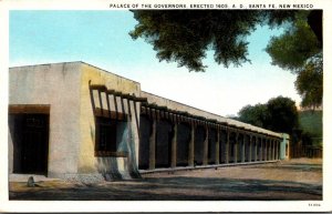 New Mexico Santa Fe Palace Of The Governors Curteich