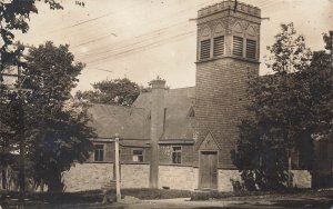 Perry NY VERY GOOD Picture of The Willey's  Church, Real Photo Postcard