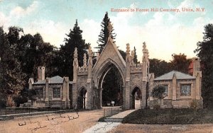 Entrance to Forest Hill Cemetery Utica, New York  
