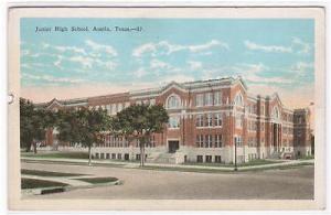 Junior High School Austin Texas 1920c postcard