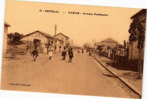 CPA AK Senegal-Dakar-Avenue Faidherbe (235739)