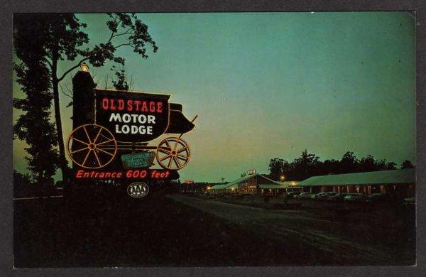 VA Old Stage Motel Hotel COLONIAL HEIGHTS VIRGINIA PC