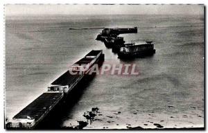 Postcard Modern Army Arromanches Port Winston artificial Underwater Port