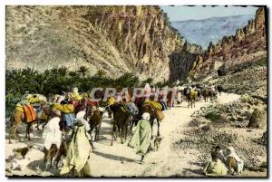 Old Postcard Scenes and Types & # 39Afrique North In the d & # 39El Kantara g...