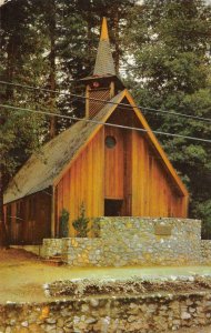 Mount Hermon Memorial Chapel, Santa Cruz Mountains, CA 1963 Vintage Postcard