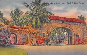 Granada Entrance Coral Gables, Florida