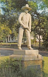 Cowboy monument on boot Hill Dodge City Kansas  