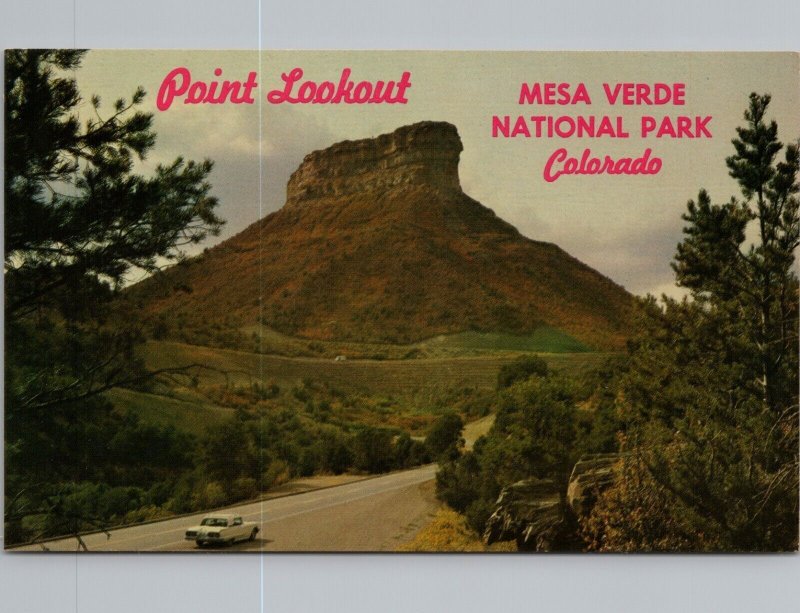 Point Lookout Mesa Verde National Park CO Postcard PC362