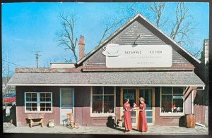 Vintage Postcard 1960's Sassafras Kitchen Restaurant, Bridgeton, Indiana (IN)