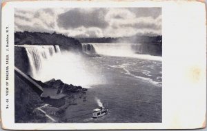 View Of Niagara Falls J.Koehler New York Postcard C235