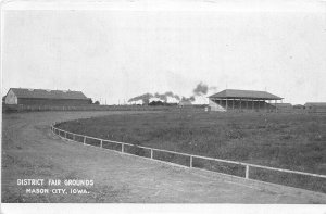 J22/ Mason City Iowa Postcard c1910 District Fair Grounds Race Track 153