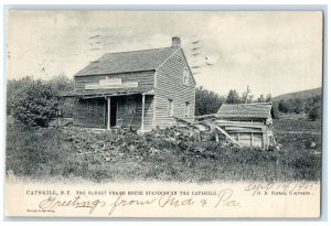 Oldest Frame House Standing In Catskills Catskill New York NY Tuck's Postcard