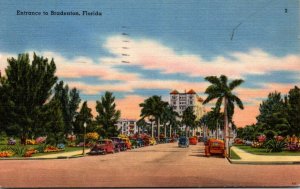 Florida Bradenton Entrance View 1956