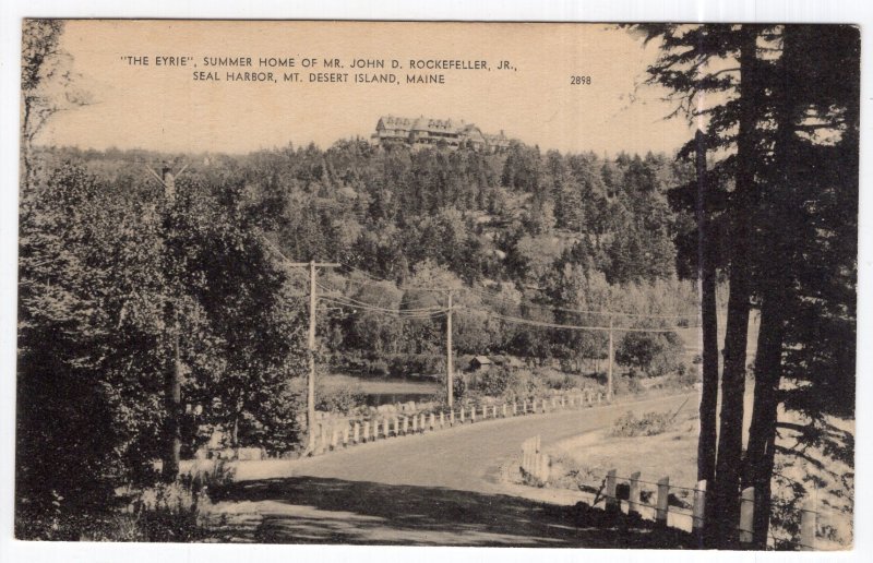 The Eyrie, Summer Home of Mrs. John D. Rockefeller, Jr., Seal Harbor, Maine