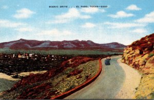 Texas El Paso Scenic Drive Along Mount Franklin