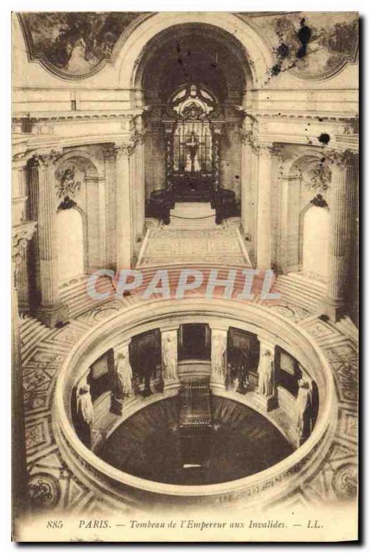 Postcard Old Paris Tomb of the Invalides Empercur