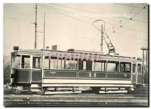 Postcard Modern Tramway This April 2, 40 im Ursprungszustand vor dem Depot Al...