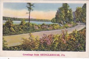 Pennsylvania Greetings From Shinglehouse 1938