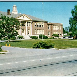 c1950s Poughkeepsie, NY Arlington High School District 7 Roadside Chrome PC A315