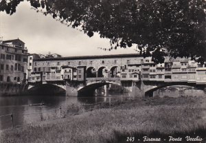 Italy Firenze Ponte Vecchio 1954