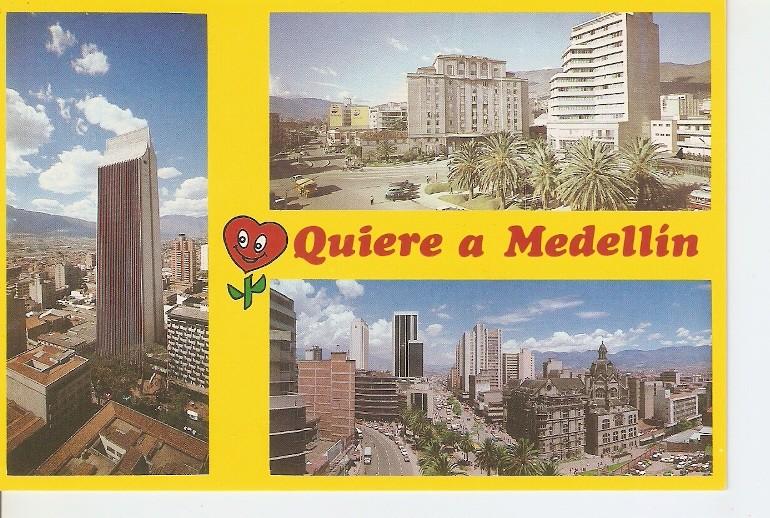 Postal 048788 : Medellin  Colombia. Edificio de Coltejer. Plazuela Nutivara. ...