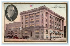 c1910 Home of Capper Publications Topeka Kansas KS Advertising Postcard 