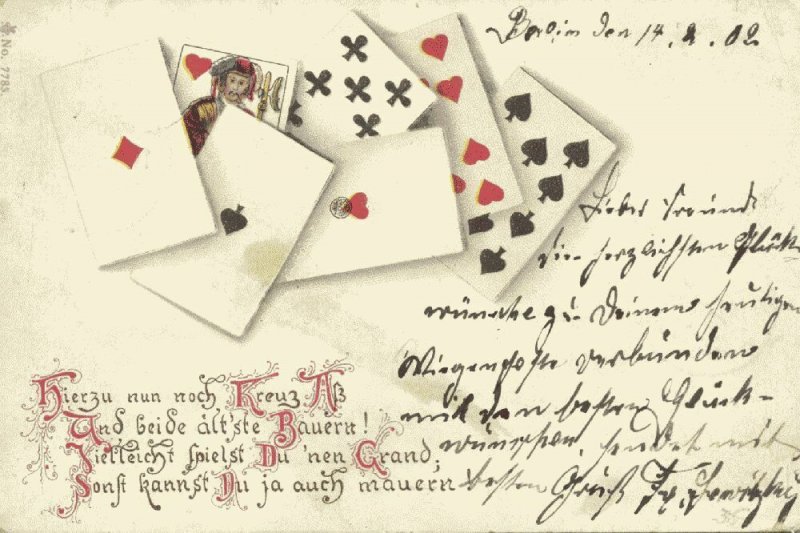 Playing Cards, Poker Gambling, Spades Hearts Diamonds Clubs, Jack (1902)