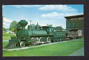 MN Duluth and Iron Railroad Train Spot Locomotive Two Harbors Minnesota Postcard