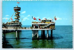 SCHEVENINGEN PIER, Netherlands ~ Skyview OBSERVATION TOWER 4x6 Postcard