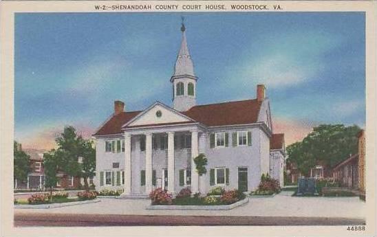 Virginia Shenandoah County Court House