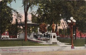 Iowa Oskaloosa Mahaska Statue 1915
