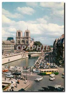 Modern Postcard Paris Notre Dame and the Seine