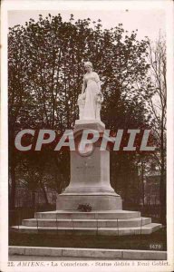 Amiens Old Postcard Consciousness DEDICATED statue was René Goblet