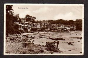 UK British Isles Isle of Wight  I O W Seaview Houses Real Photo Postcard RPPC