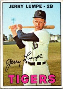 1967 Topps Baseball Card Jerry Lumpe Detroit Tigers sk2277