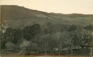 New York Cuba Rural View 1920s Wilcox RPPC Photo Postcard 22-3969