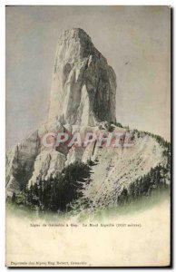 Old Postcard Line of Grenoble Gap The Mount Aiguille