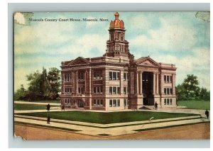 Missoula County Court House Montana Postcard Mt Unposted Divided Back  