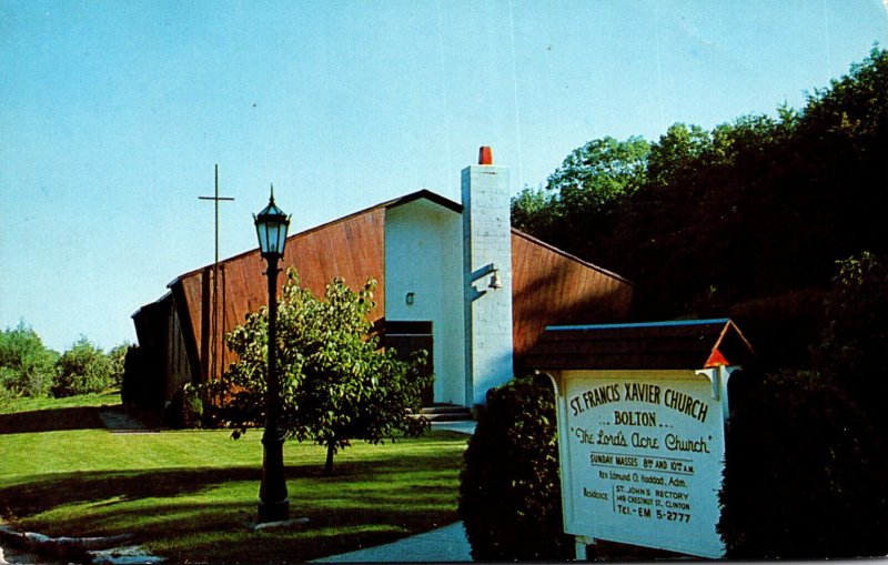 Massachusetts Bolton St Francis Xavier Church 1979