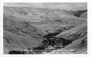 Idaho 1940s Grangeville White Bird Hill Shira Studios RPPC Postcard 22-5433