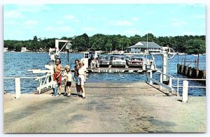 Ferry Boat On Beautiful Chautauqua Lake Stow-Bemus Point New York NY Postcard