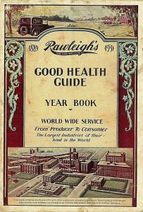 Vintage Rawleigh's Good Health Guide Year Book, 1931,Recipes, Pics and Calendars