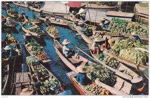 The Floating Market (Wad Sai), Thailand, 40-60´s