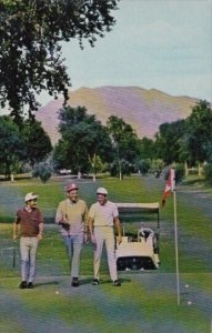 Golfers At Desert Inn Country Club Las Vegas Nevada