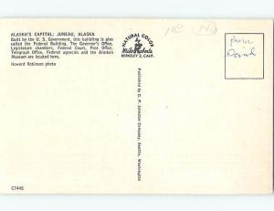 Unused Pre-1980 STATEHOUSE Juneau Alaska AK G0136