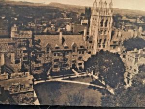 Postcard 1931 Birdseye View of Branford Court, Yale University, New Haven, CT X2