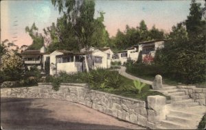 Santa Barbara California CA El Encanto Hotel Albertype Vintage Postcard