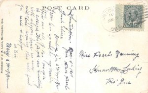 Huntingdon Quebec Canada New Bridge Vintage Postcard AA109010