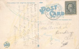 J15/ Clovis New Mexico Postcard c1923 Santa Fe Division Office Building 229